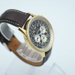 Breitling Navitimer Cosmonaute 81600 (1986) - Black dial 41 mm Yellow Gold case (6/8)