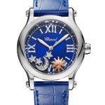 Chopard Happy Sport 278559-3011 (2022) - Blauw wijzerplaat 36mm Staal (1/1)