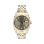 Rolex Datejust 36 16233 (1996) - Grey dial 36 mm Gold/Steel case (3/8)