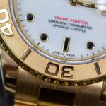 Rolex Yacht-Master 40 16628 (2002) - White dial 40 mm Yellow Gold case (3/8)