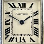 Cartier Tank WSTA0042 (2020) - White dial 29 mm Silver case (8/8)