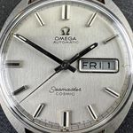 Omega Seamaster Cosmic 166.036 (1969) - Grijs wijzerplaat 35mm Staal (8/8)