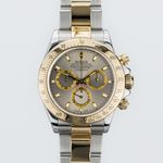 Rolex Daytona 116523 (Unknown (random serial)) - Champagne dial 40 mm Gold/Steel case (1/8)