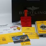 Breitling Emergency K56121.1 (Onbekend (willekeurig serienummer)) - Zwart wijzerplaat 43mm Geelgoud (7/8)