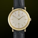 Omega Vintage 14357 (1956) - White dial 32 mm Yellow Gold case (1/8)