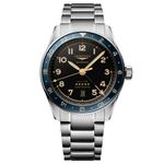 Longines Spirit L3.812.4.60.6 (2025) - Zwart wijzerplaat 42mm Staal (1/1)