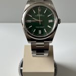 Rolex Oyster Perpetual 41 124300 (2022) - Green dial 41 mm Steel case (4/5)