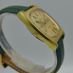 Omega Vintage Geneve automatic cal. 1012 ref 166.0190 gold pl vintage 70s (1970) - Gold dial 36 mm Steel case (4/8)