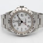 Rolex Explorer II 16570 (1995) - Wit wijzerplaat 40mm Staal (6/8)