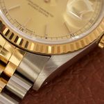 Rolex Datejust 36 16233 (1992) - Champagne wijzerplaat 36mm Staal (8/8)