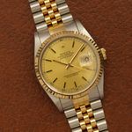 Rolex Datejust 36 16233 (1992) - Champagne wijzerplaat 36mm Staal (5/8)