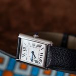 Cartier Tank WSTA0041 (2022) - White dial 34 mm Steel case (4/6)