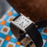 Cartier Tank WSTA0041 (2022) - White dial 34 mm Steel case (6/6)