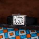 Cartier Tank WSTA0041 (2022) - White dial 34 mm Steel case (2/6)