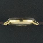 Omega Seamaster 166.020 (1965) - Champagne dial 34 mm Yellow Gold case (7/8)