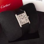 Cartier Tank WSTA0041 (2021) - Wit wijzerplaat 34mm Staal (1/8)