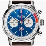 Breitling Top Time AB01763A1C1X1 (2024) - Blauw wijzerplaat 41mm Staal (1/1)