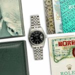 Rolex Datejust 36 16014 (1985) - Zwart wijzerplaat 36mm Staal (8/8)