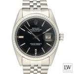 Rolex Datejust 36 16014 (1985) - Zwart wijzerplaat 36mm Staal (2/8)