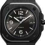 Bell & Ross BR 05 BR05A-BL-CE/SCE (2024) - Wit wijzerplaat 42mm Keramiek (1/1)