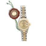 Rolex Lady-Datejust 69173 (1996) - Champagne wijzerplaat 26mm Goud/Staal (7/8)