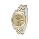 Rolex Lady-Datejust 69173 (1996) - Champagne wijzerplaat 26mm Goud/Staal (3/8)