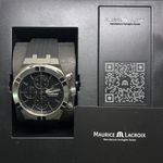 Maurice Lacroix Aikon AI6038-SS000-330-2 (2022) - Black dial 44 mm Steel case (2/2)
