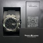 Maurice Lacroix Aikon AI6038-SS000-330-2 (2022) - Zwart wijzerplaat 44mm Staal (2/2)