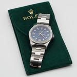 Rolex Air-King 14010M (2002) - Blue dial 34 mm Steel case (2/8)