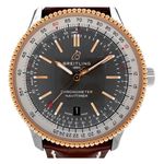 Breitling Navitimer U17326211M1P1 (2023) - Grijs wijzerplaat 41mm Goud/Staal (1/8)