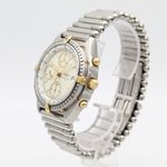 Breitling Chronomat 81950 (1990) - Wit wijzerplaat 39mm Goud/Staal (3/8)