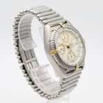 Breitling Chronomat 81950 (1990) - Wit wijzerplaat 39mm Goud/Staal (2/8)