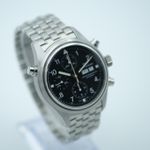 IWC Pilot Double Chronograph IW3713 (2004) - Black dial 42 mm Steel case (7/8)