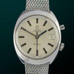 Omega Genève 146.009 (1969) - Wit wijzerplaat 35mm Staal (1/8)