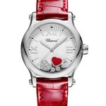 Chopard Happy Sport 278582-3005 (2021) - Wit wijzerplaat 36mm Staal (1/1)