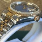 Rolex Datejust 36 16233 (1991) - Blue dial 36 mm Gold/Steel case (3/6)