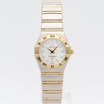 Omega Constellation 1262.75.00 (2002) - Pearl dial 23 mm Gold/Steel case (1/8)