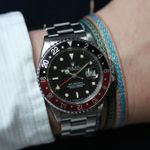 Rolex GMT-Master II 16760 (1987) - Zwart wijzerplaat 40mm Staal (1/7)