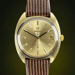 Omega Constellation 168.017 (1969) - Gold dial 35 mm Gold/Steel case (1/8)