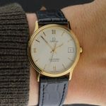 Omega De Ville 196.0263 (1982) - Wit wijzerplaat 32mm Goud/Staal (2/8)