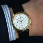Blancpain Villeret 1186 (1993) - Wit wijzerplaat 34mm Geelgoud (1/8)