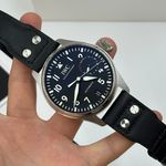 IWC Big Pilot IW501001 (2023) - Zwart wijzerplaat 46mm Staal (8/8)