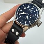 IWC Big Pilot IW501001 (2023) - Zwart wijzerplaat 46mm Staal (7/8)