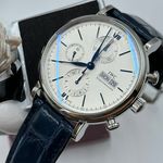 IWC Portofino Chronograph IW391037 (2023) - Zilver wijzerplaat 42mm Staal (1/8)