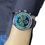 Breitling Navitimer 01 (46 MM) AB0137241L1P1 (2024) - Groen wijzerplaat 46mm Staal (1/8)