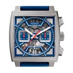 TAG Heuer Monaco CBL2182.FT6235 (2024) - Blue dial 39 mm Titanium case (1/4)