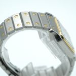 Cartier Santos 2961 (1990) - White dial 29 mm Gold/Steel case (8/8)