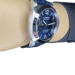 Panerai Luminor 1950 10 Days GMT PAM01270 (2024) - Blauw wijzerplaat 40mm Staal (5/8)