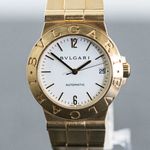 Bulgari Diagono LCV 35 G (2007) - White dial 35 mm Yellow Gold case (6/8)