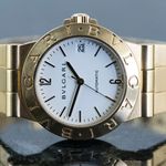 Bulgari Diagono LCV 35 G (2007) - White dial 35 mm Yellow Gold case (2/8)